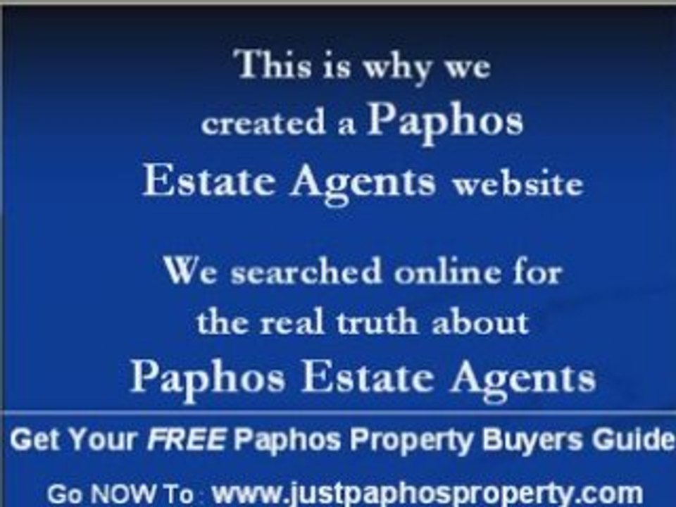 Paphos Estate Agents