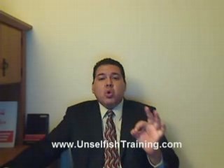 Unselfish Training Using Attraction Marketing