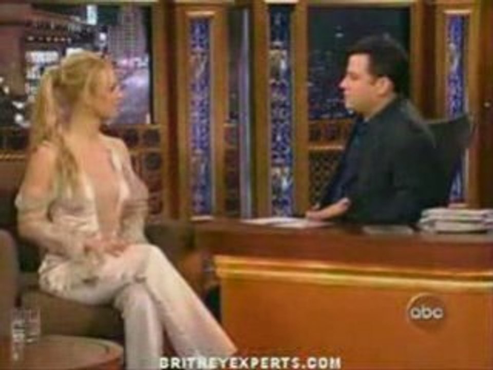 Britney Spears Live Interview On Jimmy Kimmel 2008