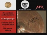 Cymbales Sabian APX (La Boite Noire)