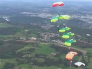 Parachutisme Besançon fin d'année 2008