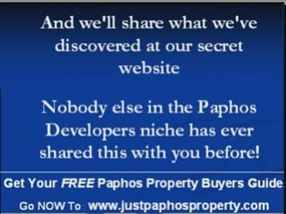 Property For Sale Paphos