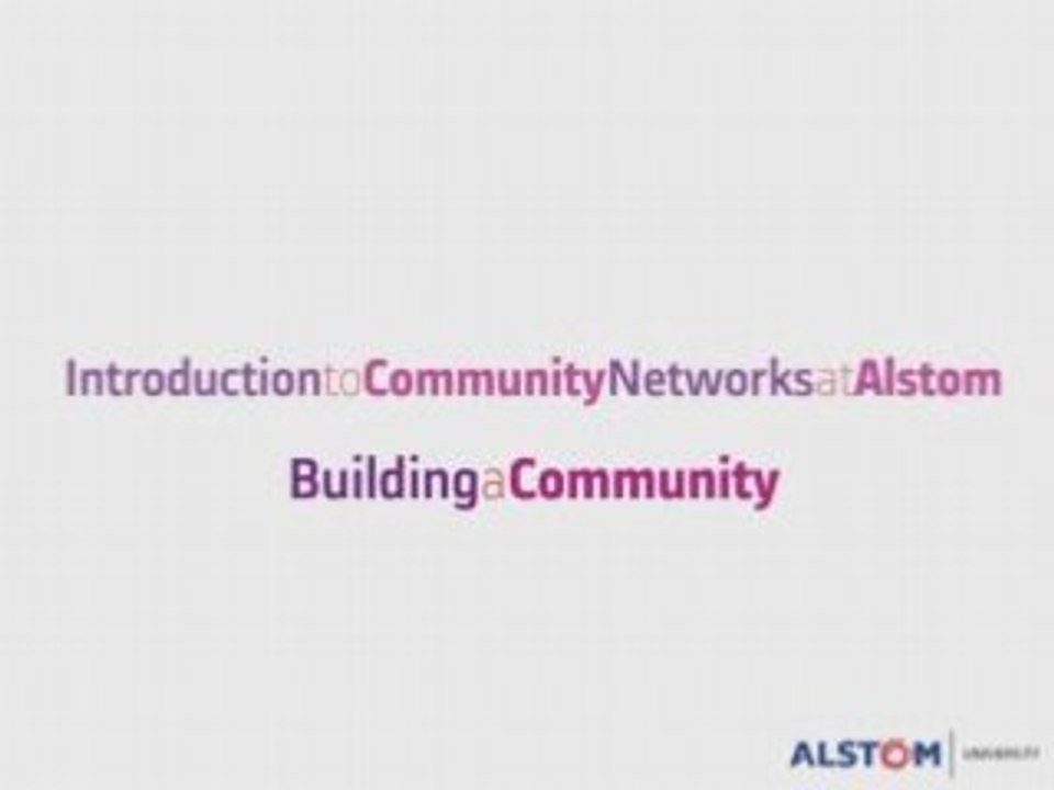 Building a Community