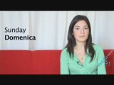 Italian Translations - How To Say Sunday