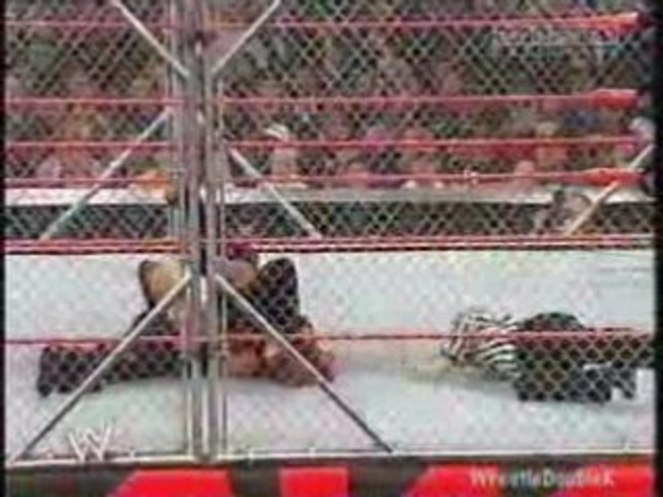 WWE- Lita vs Victoria (Raw Roulette- Steel Cage Match)