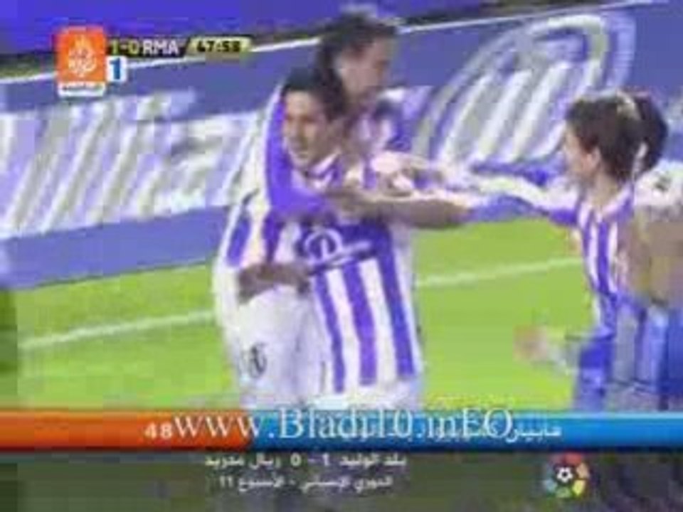 Real Madrid vs Valadolid 0-1    11-2008