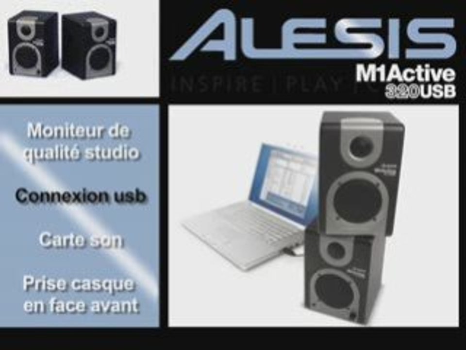Enceintes Alesis M1 Active 320 (La Boite Noire)
