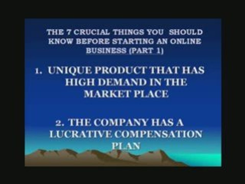 7 Crucial Things Part1