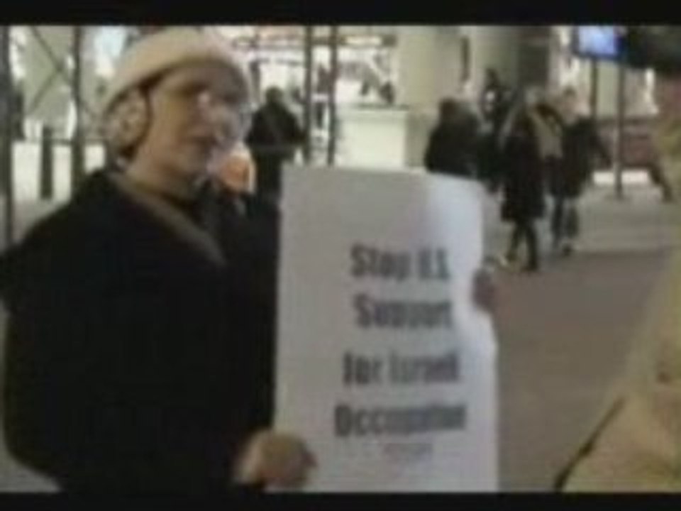 Adalah- NY protest Israel at Marriott- part 2