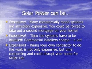 Free Video, DIY - Solar Power Installation