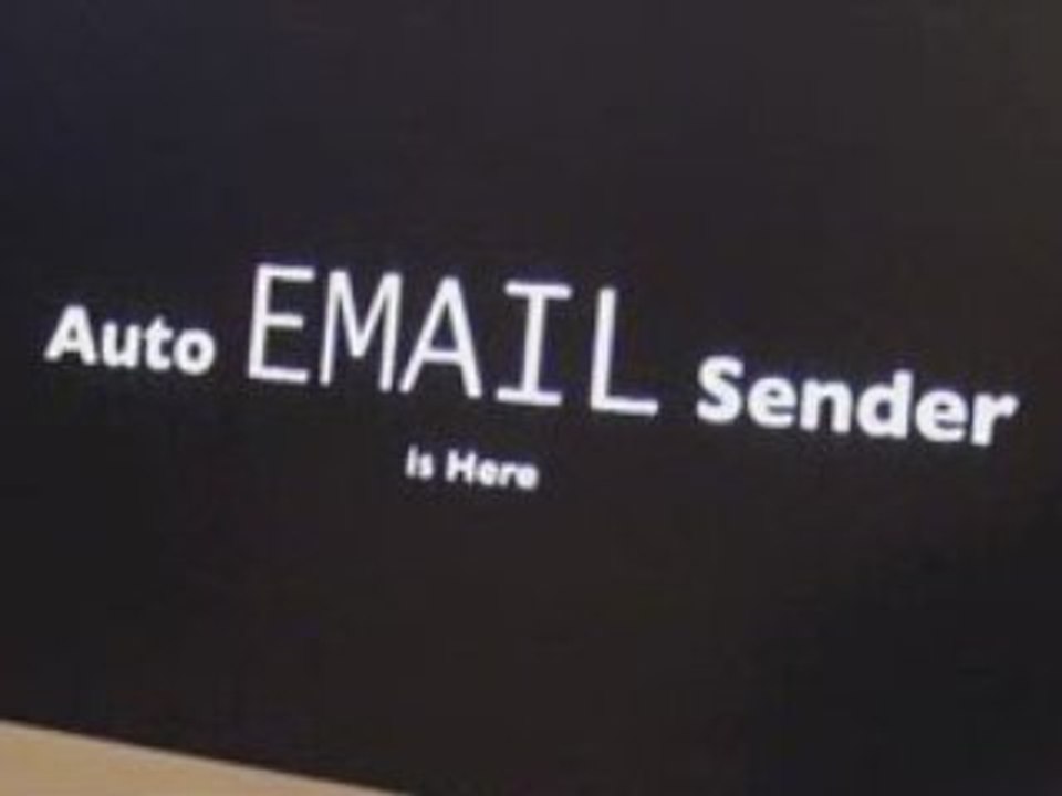 Auto Bulk Email Sender Pre-Release December 2008