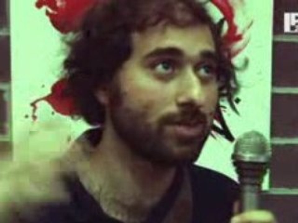 Syd Matters Interview Plan-Langues @ Dour Festival'08