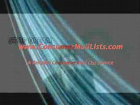 Consumer Mail Lists, Consumer Email Lists, Consumer Mailing
