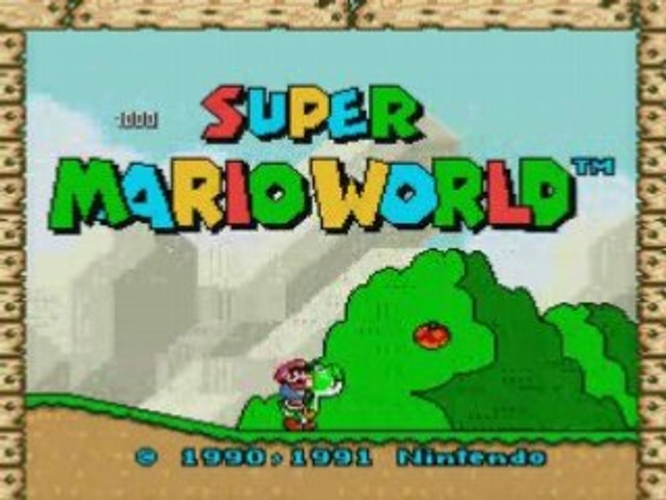 Test Super Mario World (Super Nintendo)