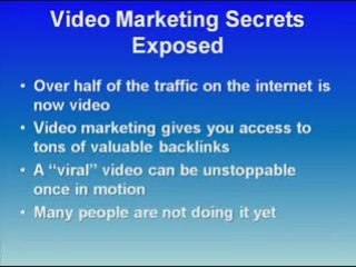 Video Marketing Secrets EXPOSED! (Video 1 of 14)