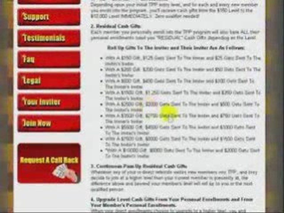 The Peoples Program - Residual Cash Gifting (Allen Ivy) ...