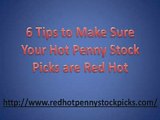 Hot penny stock picks