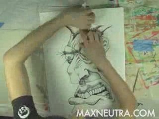 Live Painting Max Neutra | Live Splatter Painting
