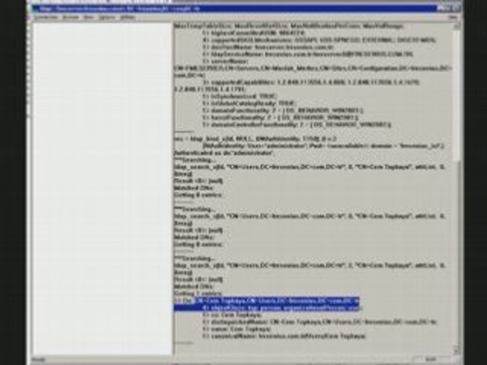 Reaching ActiveDirectory Properties