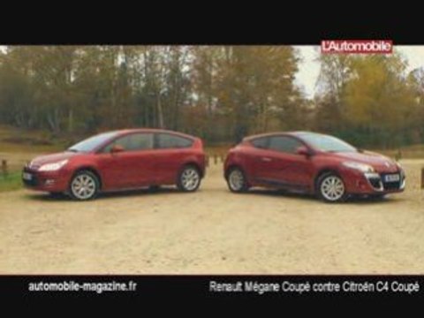 Renault Mégane Coupé contre Citroën C4 Coupé