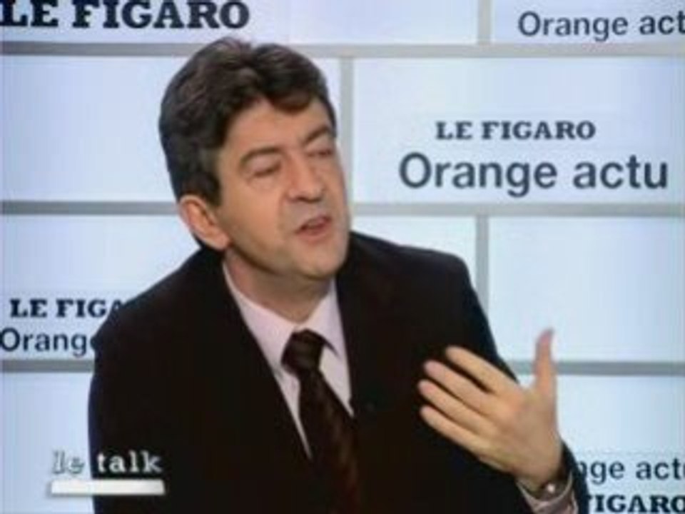 Jean-Luc Mélenchon invité du Talk Orange-Le Figaro 18/11/08