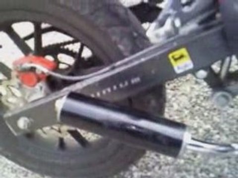 Ma moto avec le scr corse SM