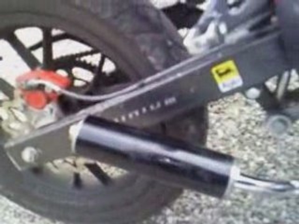 Ma moto avec le scr corse SM