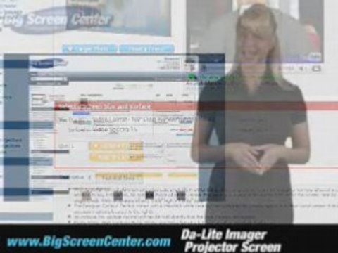 Da-Lite Imager Fixed Frame Projector Screen