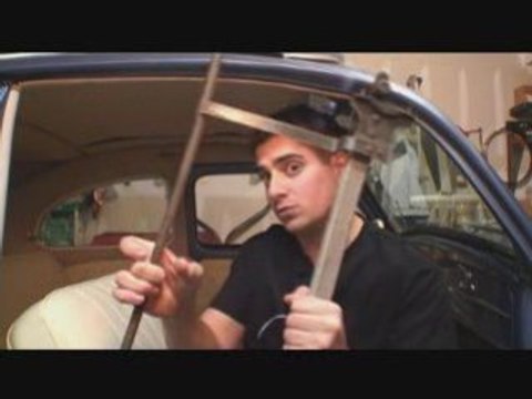Classic VW Beetle Bug How to Install Center Ragtop Headliner