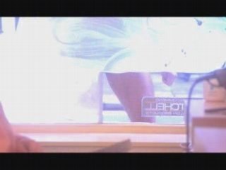 Le laveur de vitres et le petit chat