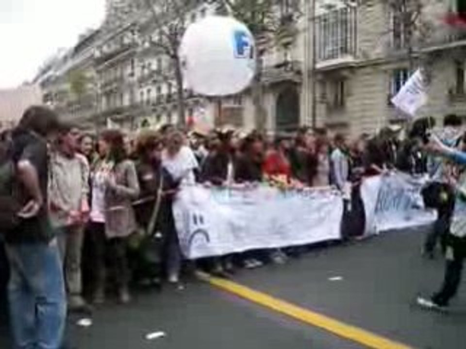 Manifestation des lycéens du jeudi 20 novembre 2008