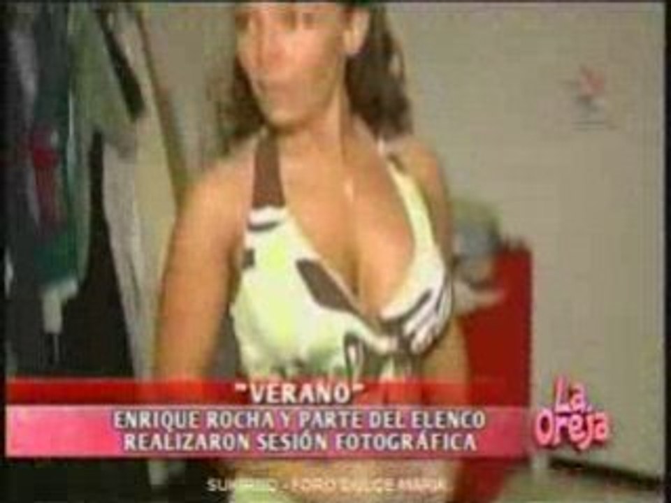 Dulce en sesion de fotos de verano y Anahi no hara novela