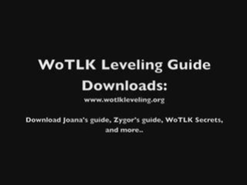 Horde WotLK Leveling Guide