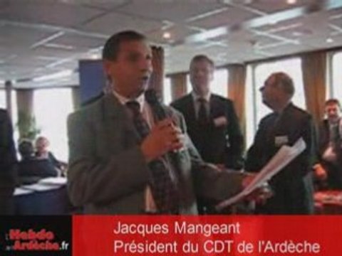 CDT Ardèche : discours de Jacques Mangeant