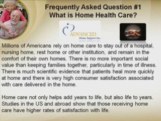 FAQ 1 Senior Care Support Washington DC Metro