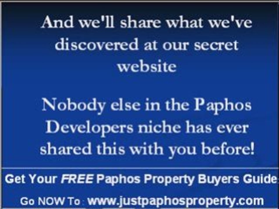 Paphos Estate Agents
