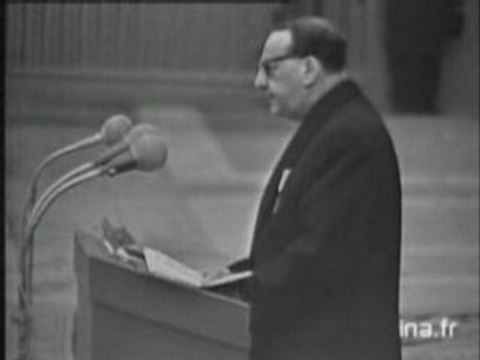 Hommage d'André Malraux à Jean Moulin