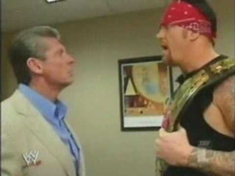 Undertaker & Vince McMahon - Backstage