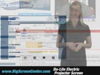 Da-Lite Electric Projector Screen