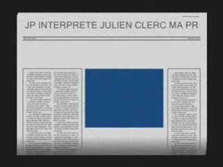 JP CLIP JULIEN CLERC MA PREFERENCE