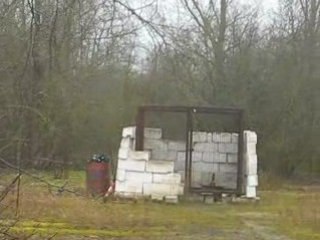 Explosion d'une bouteille de gaz
