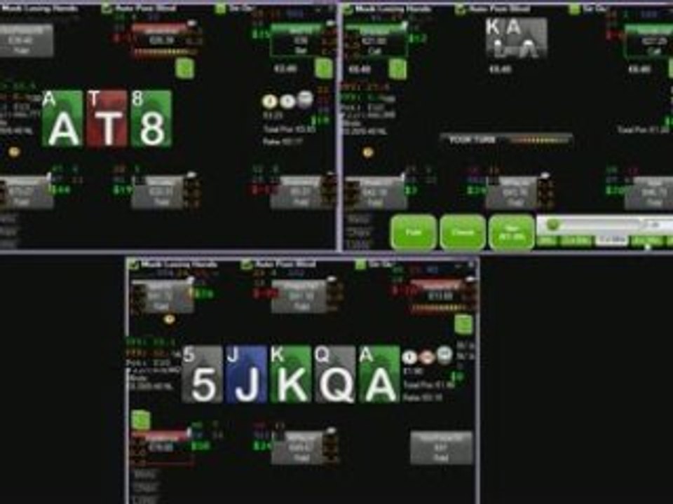 NLHE NL40 SH 3 tables sur Unibet