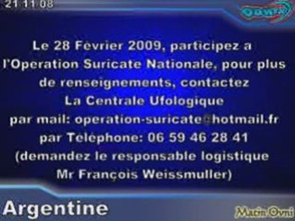 Matin Ovni 21.11.08