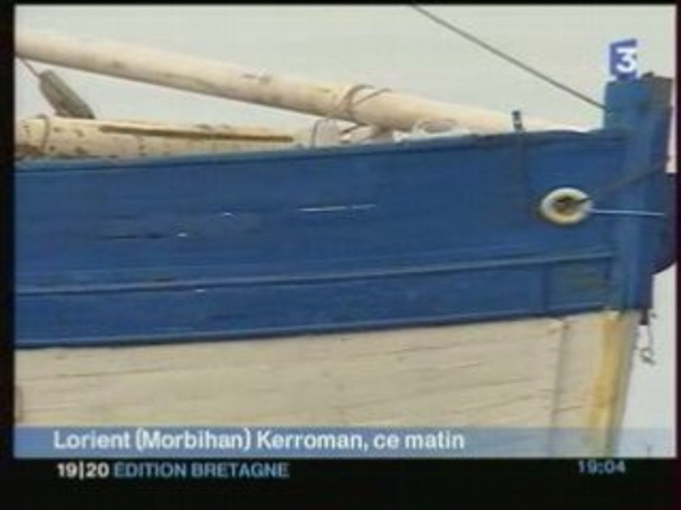 Arrivée 1 du Biche à Lorient 1er août 2006