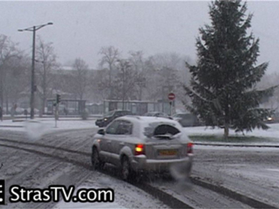 Strasbourg sous la neige