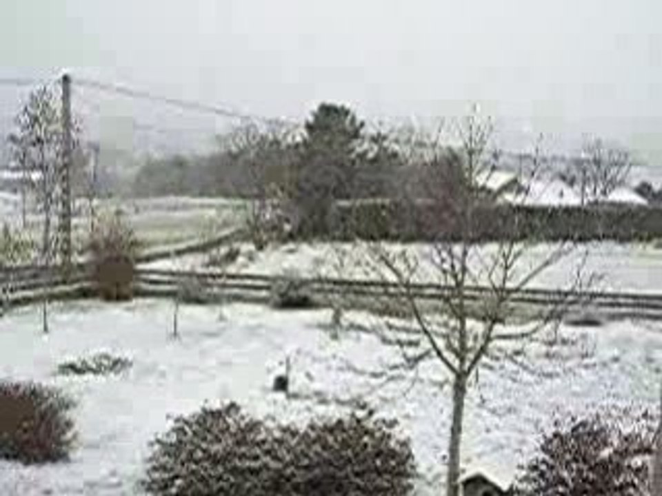 neige en novembre 2008.