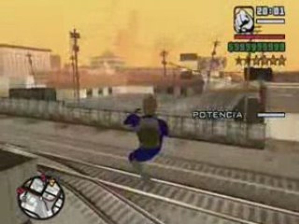 Gta San Andreas Vegeta vs Homer Simpson et Super Mario