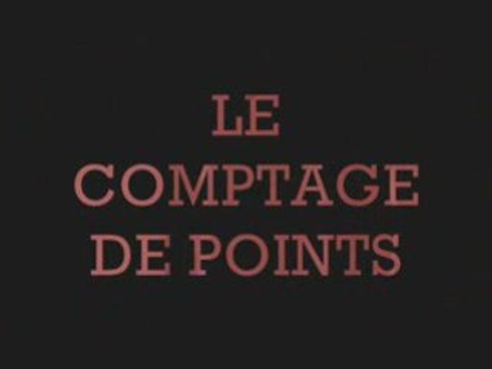 Le comptage de points