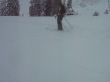 chute en skis
