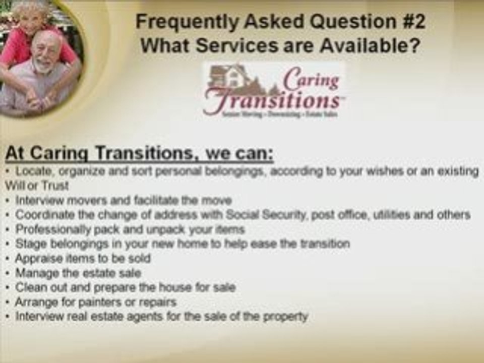 FAQ 2 Senior Movers and Estate Sales Greenville, SC